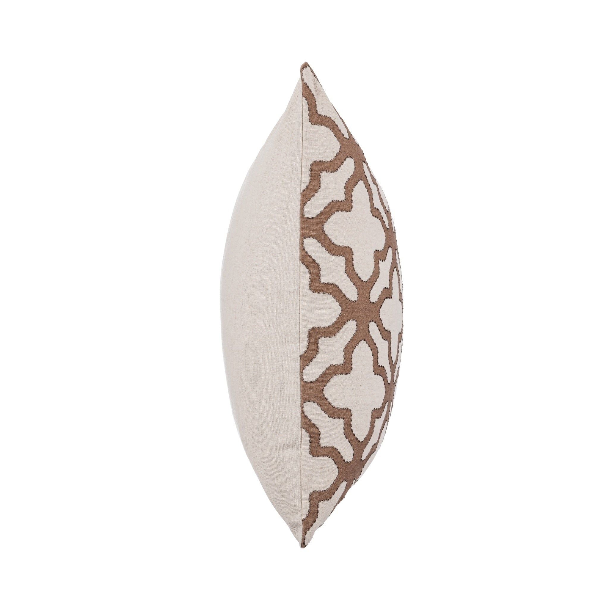 Mullan - 22" x 22"Pillow - Frothed Brown