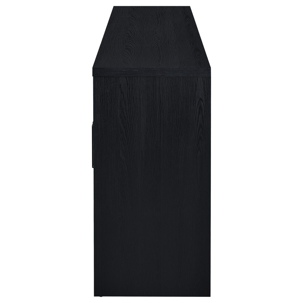 Shayne - 4 Door Sideboard With Arched Doors - Black