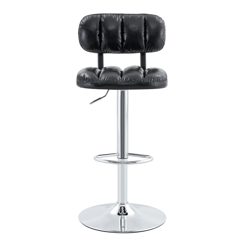Adjustable Height Bar Stools With Footrest For Kitchen Island (Set of 2)