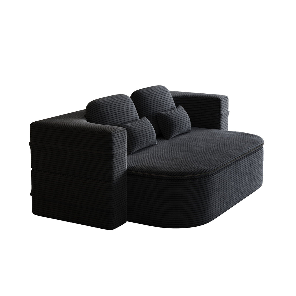 2 In 1 Foldable Sofa Bed With Multi Functional Blanket
