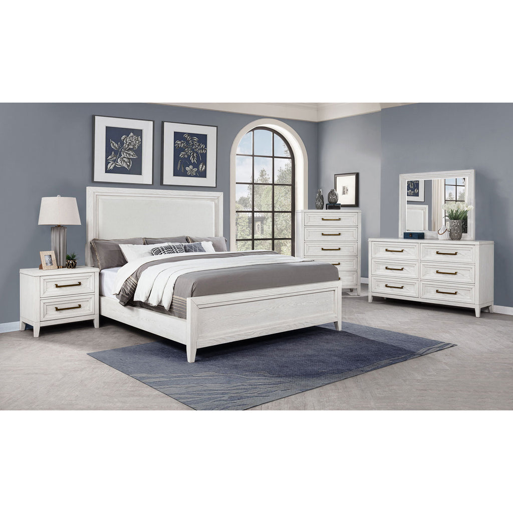 Inverness - 6 Drawer Bedroom Dresser - White