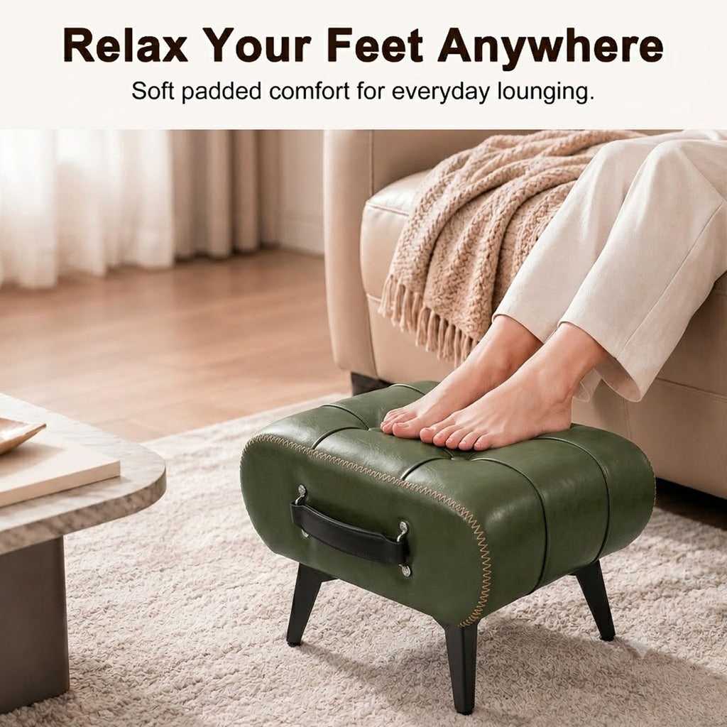 Minimalist Footstool With Hidden Storage