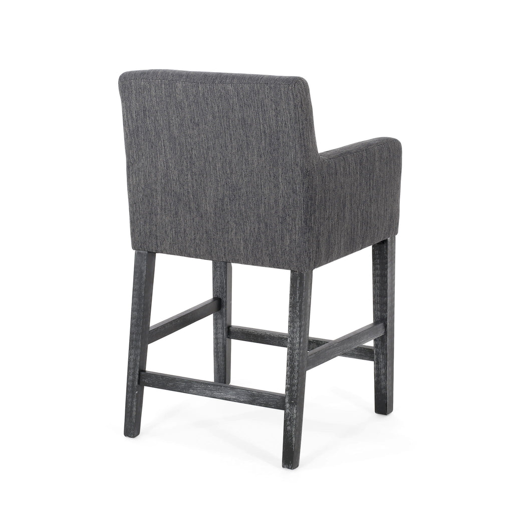 Serenitia - Upholstered Counter Chair With Straight Arm