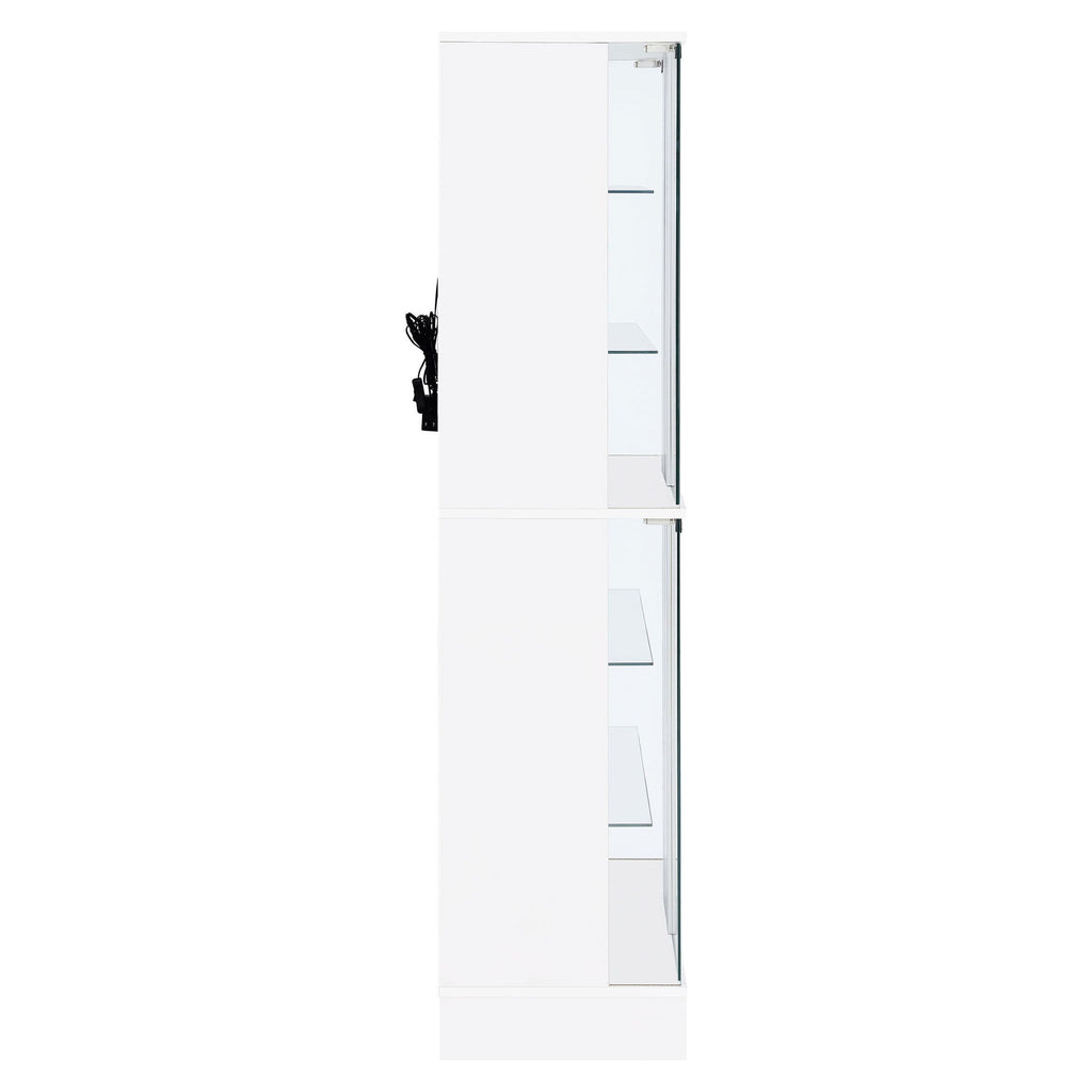 Gilbert - 4 Door LED Curio Display Cabinet