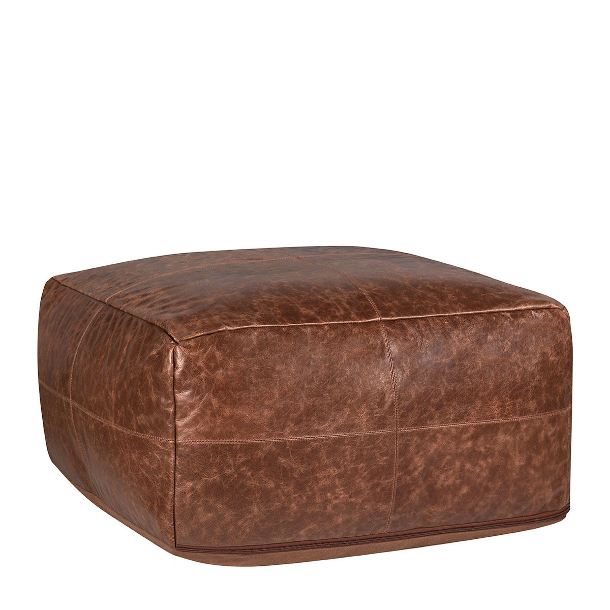 Kona - Leather Pouf