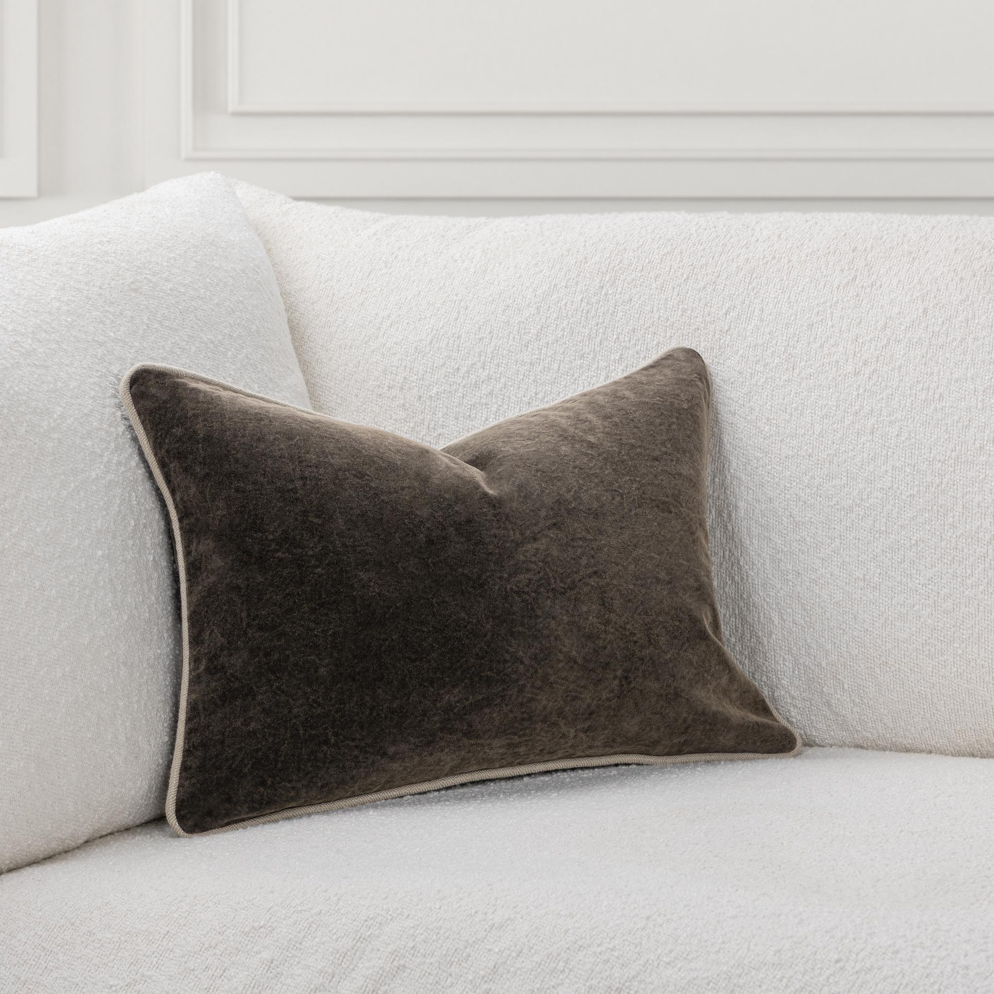 Heirloom Velvet - SLD Pillow - Dark Clove