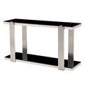 Console Table With Double Tier Storage