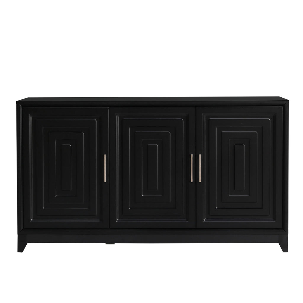 TV Stand, Media Console Cabinet With 2 Spacious Storage Space