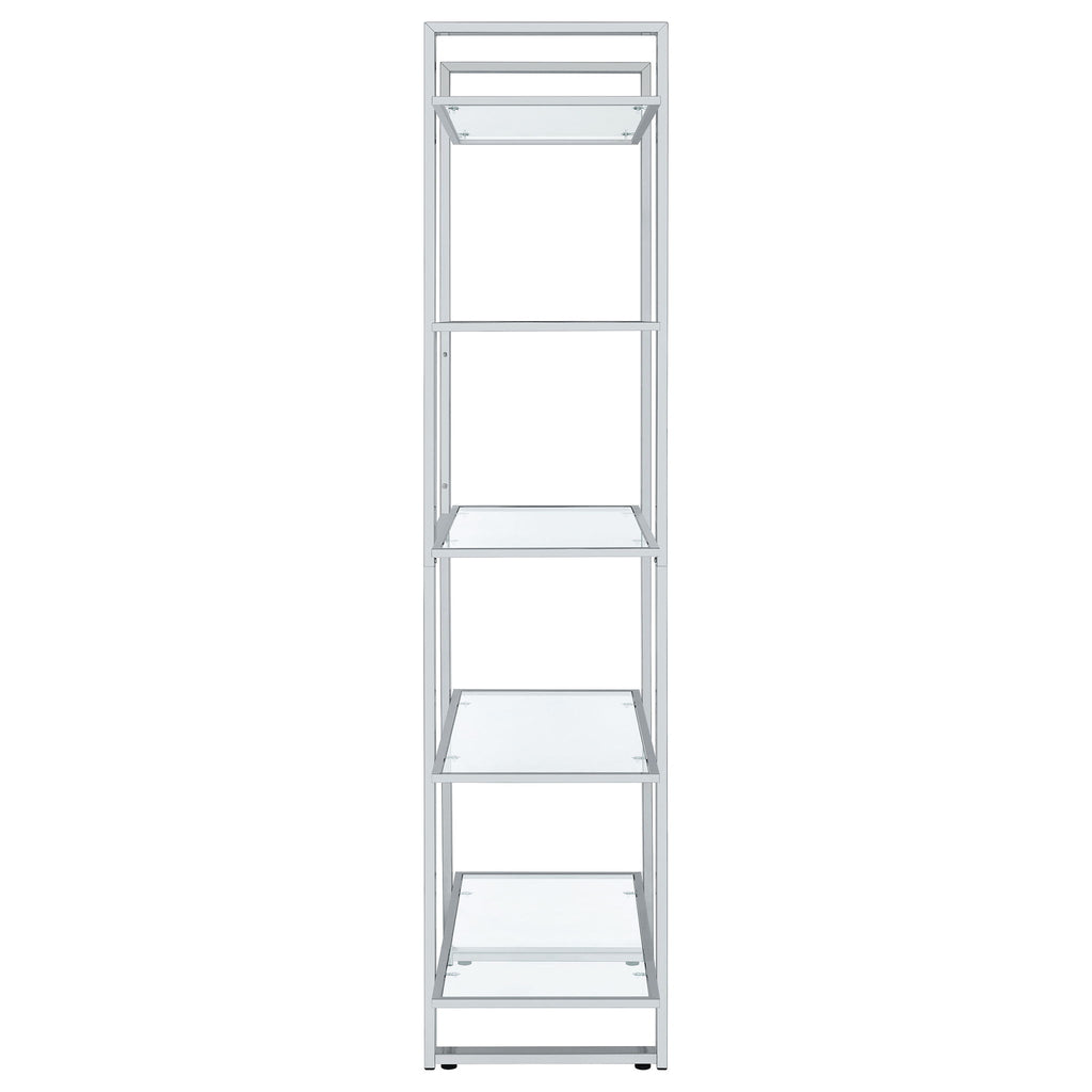 Colfax - 5 Shelf Bookshelf - Clear
