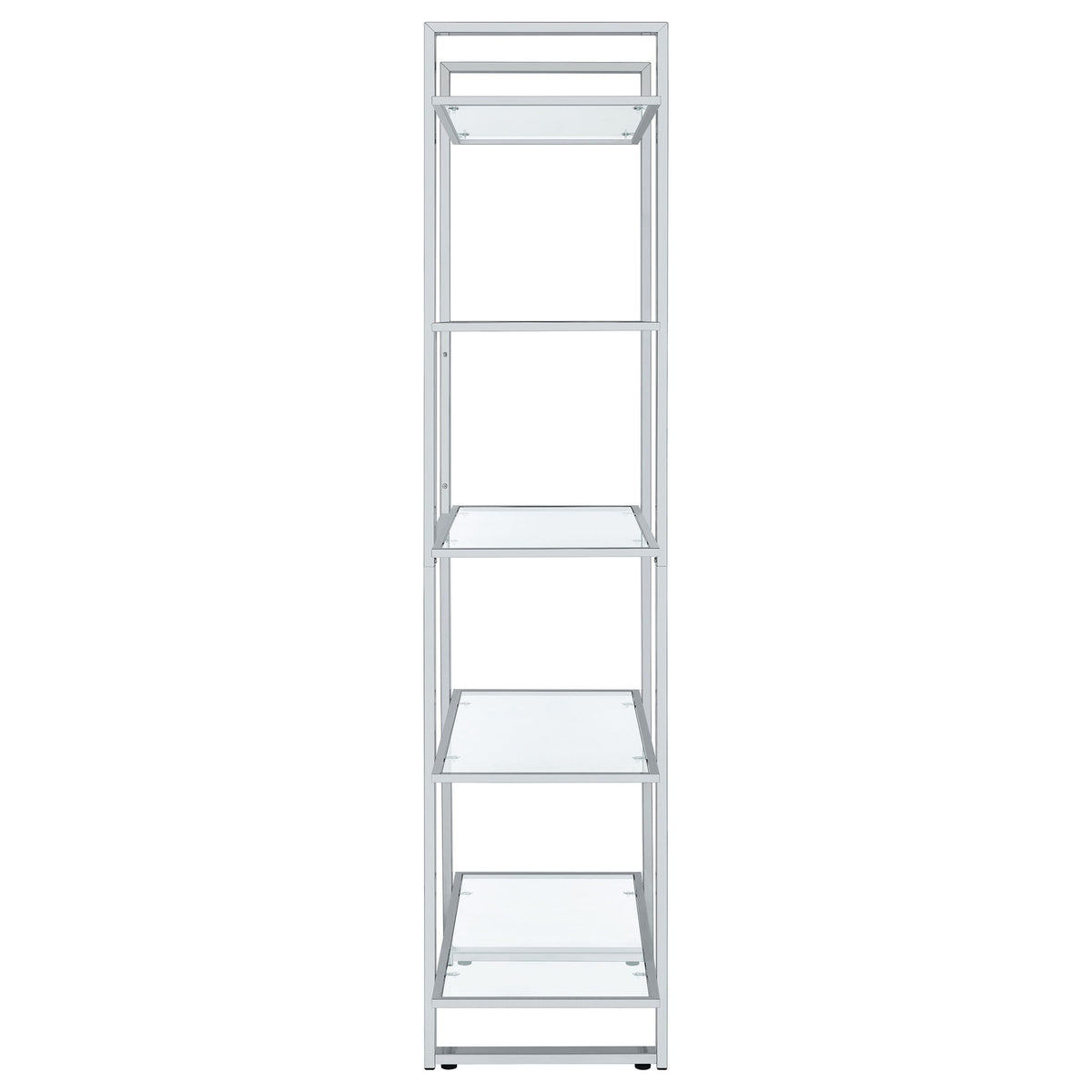 Colfax - 5 Shelf Bookshelf - Clear