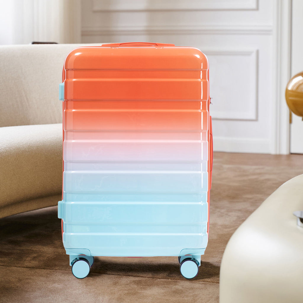 Luggage Set 20" /24" /28" With Combination Lock And Silent Wheels