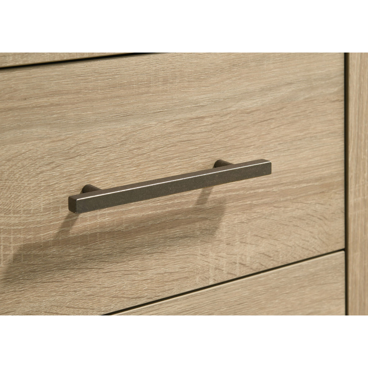 Merritt - 6 Drawer Dresser With Mirror - Light Oak