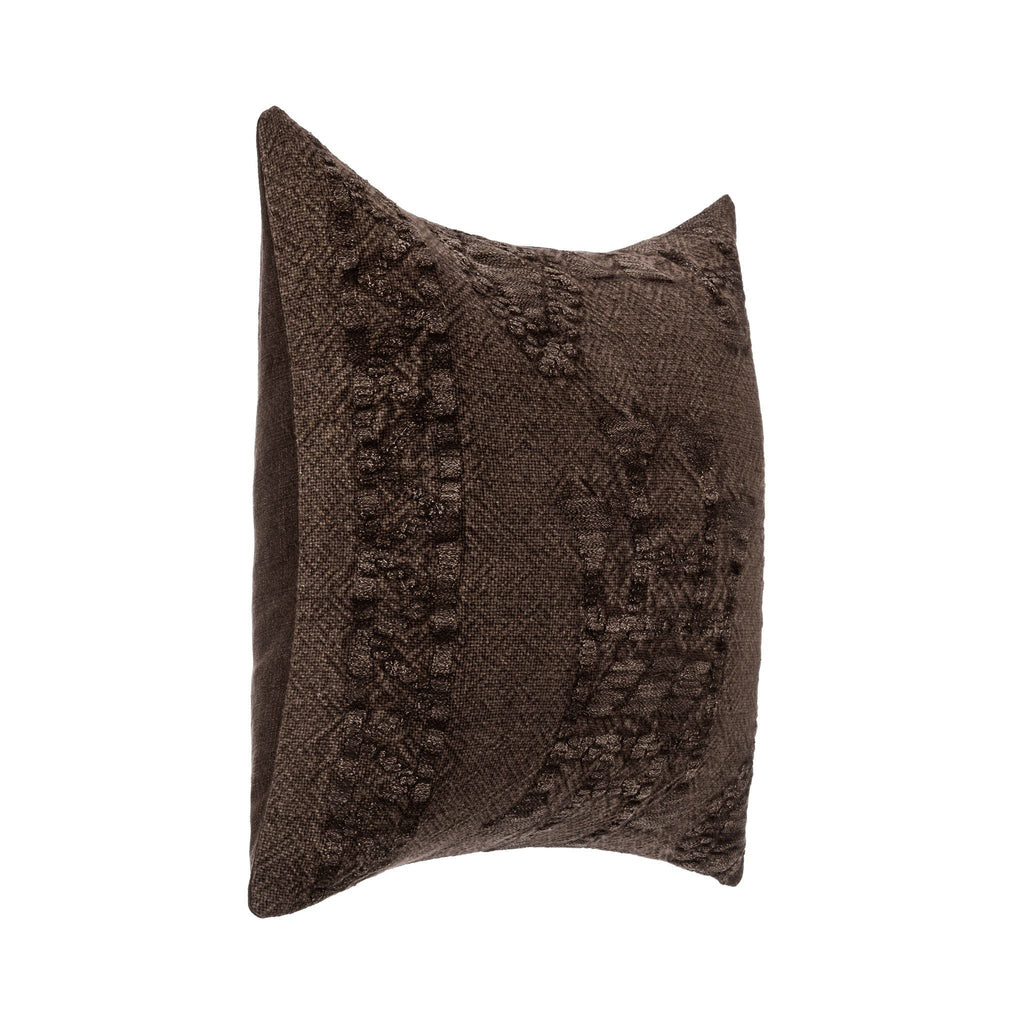 Abbey - 22" x 22"Pillow - Sierra Brown