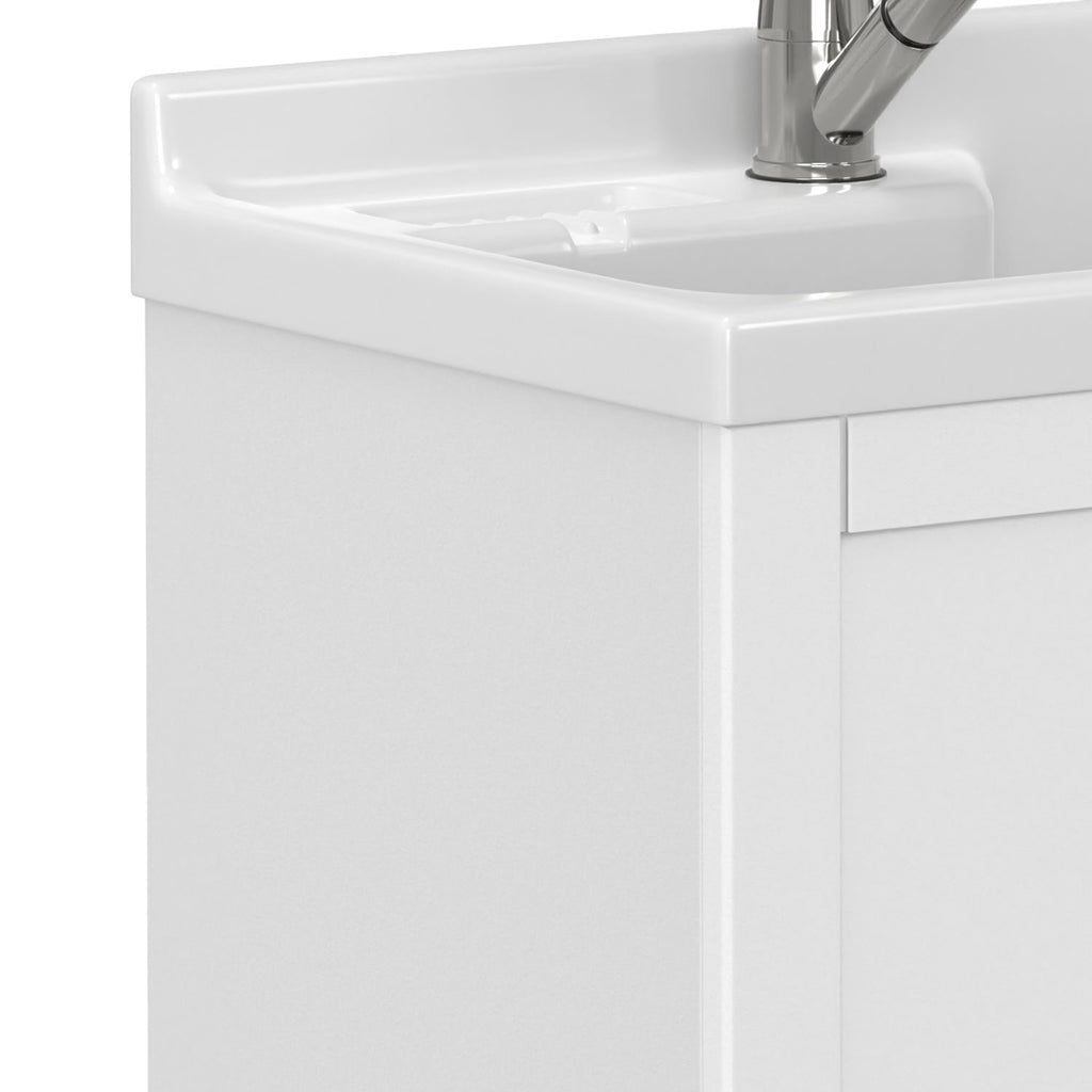 Kyle - Laundry Cabinet & Faucet And Stainless Steel Sink