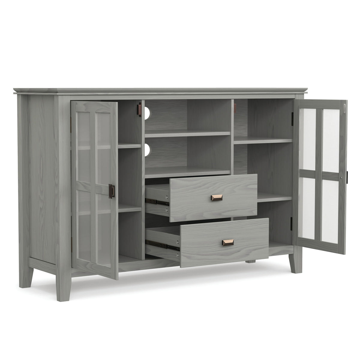 Artisan - Tall TV Media Stand - Gray