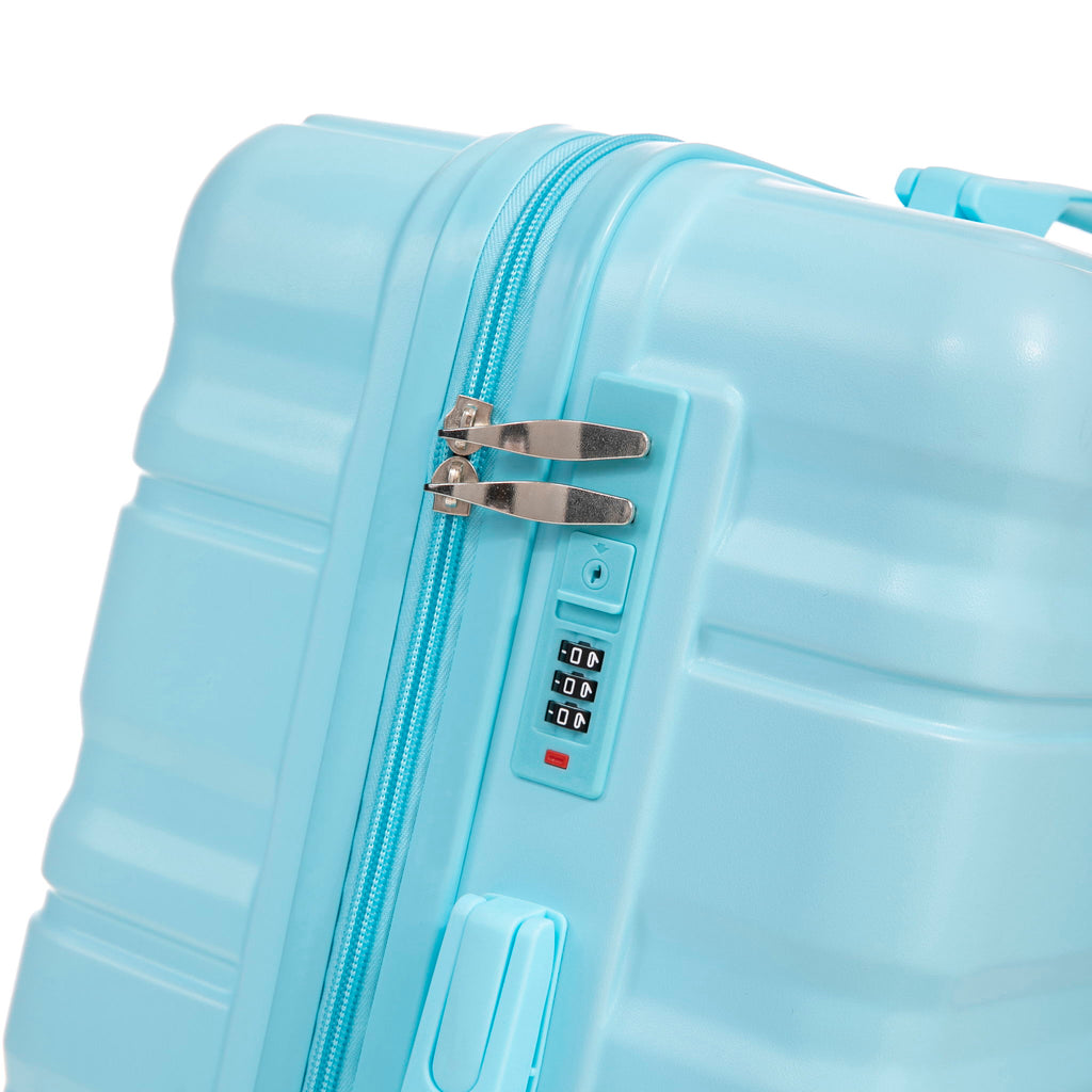 Tourist 3 Piece Luggage Set, Combination Lock, Durable Hard Shell With 360° Silent Wheels