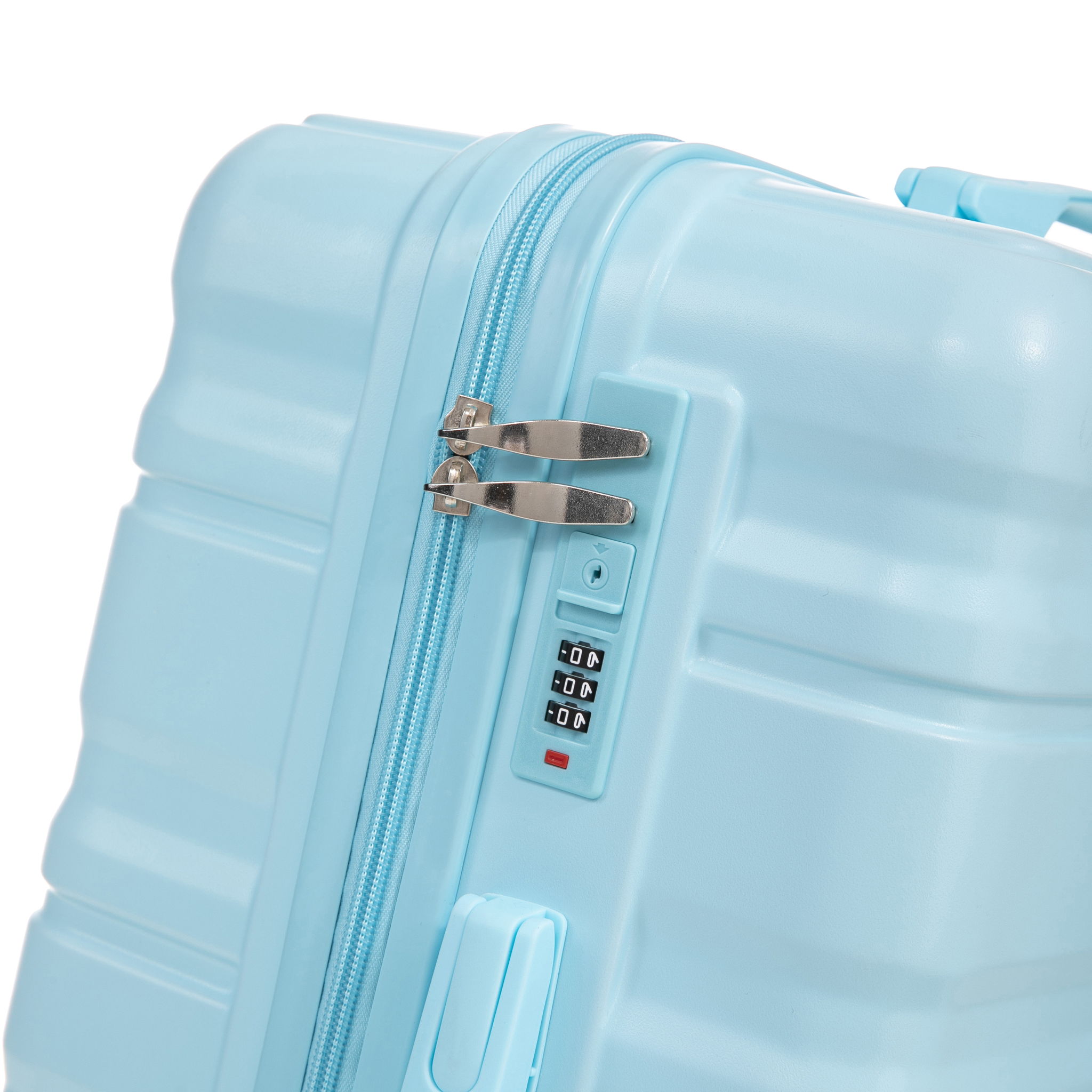 Tourist 3 Piece Luggage Set, Combination Lock, Durable Hard Shell With 360° Silent Wheels