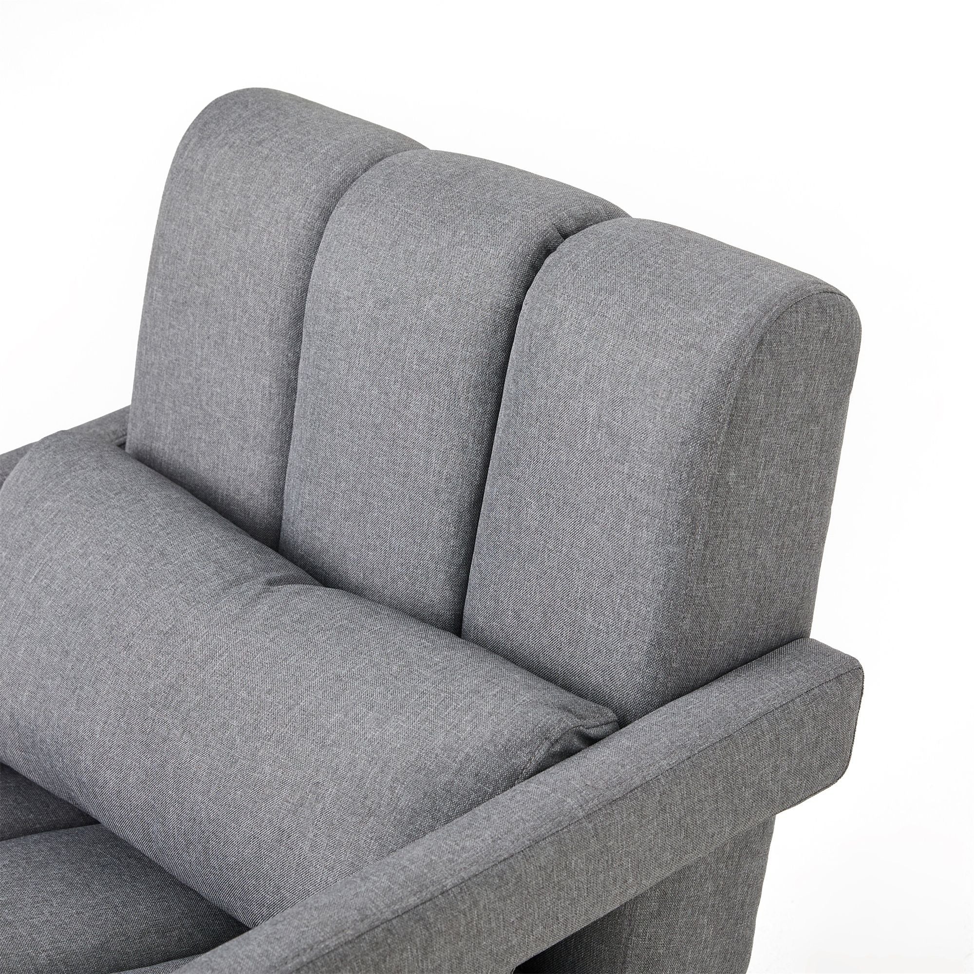 Modern Upholstered Accent Chair, Comfortable Fabric With A Pillow For Living Room
