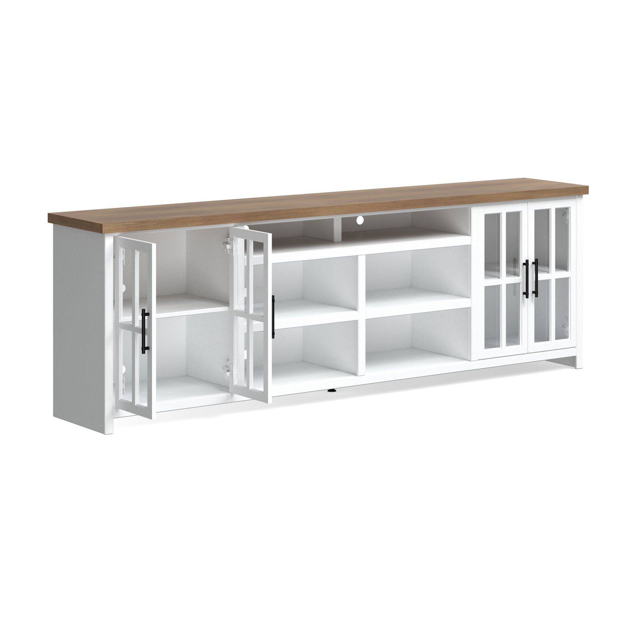 Hampton - TV Stand Console & Cable Management