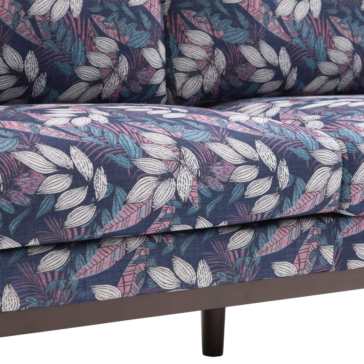 2 Seater Loveseat Sofa With Spacious Seating Area