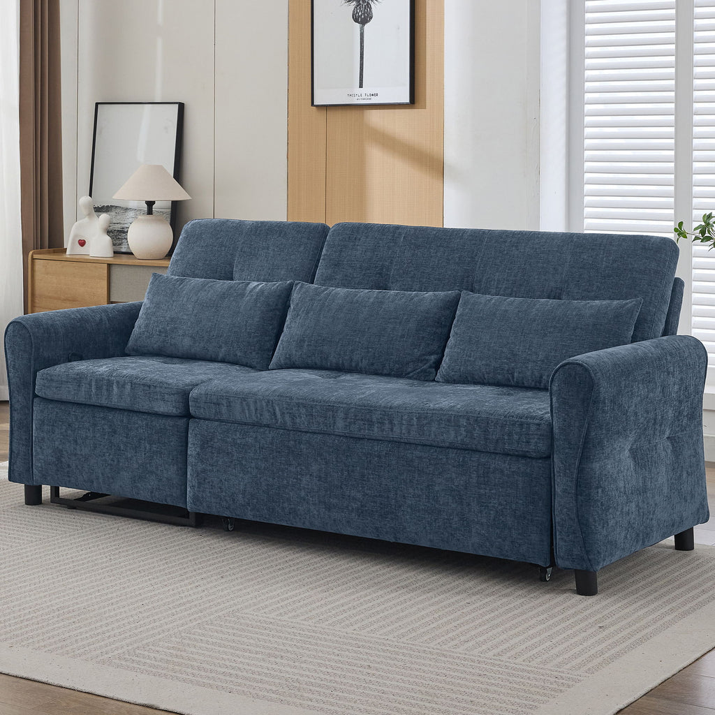 3 Seater Sofa Bed And Reversible Recliner