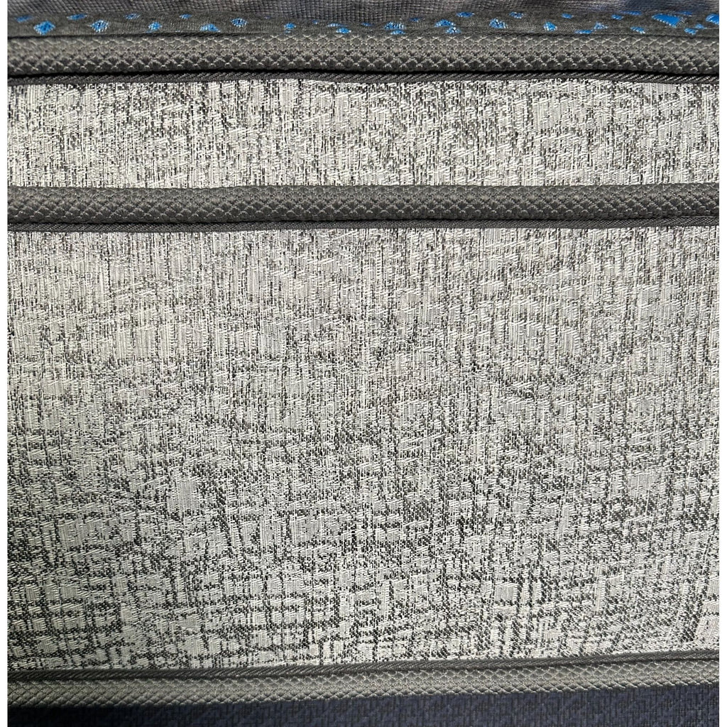 Comfort Care - 12" Hybrid Euro Top Mattress, Plush Comfort With Individual Pocketed Coil - Gray / Blue - Twin