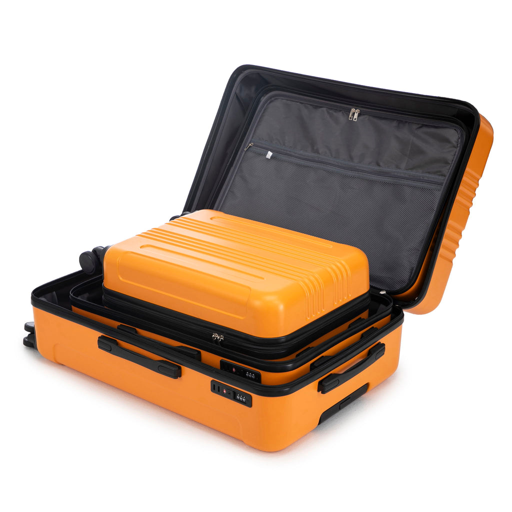 Spinner Luggage Set 20" / 24"/ 28", Lightweight Hard Shell With 360° Silent Wheels