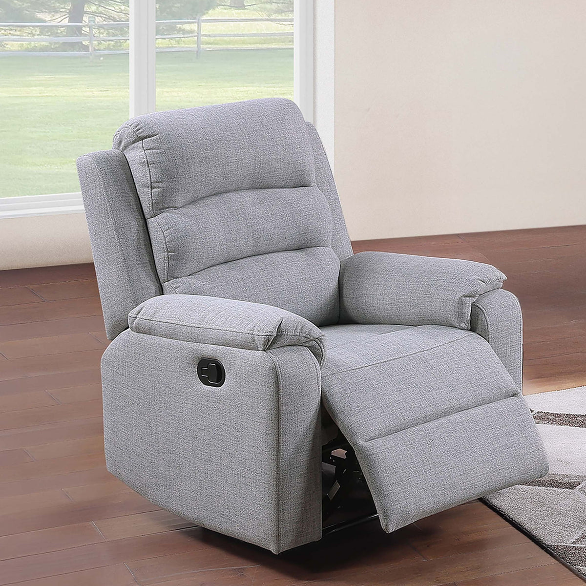 2 Piece Living Room Set With Manual Reclining Loveseat And Recliner