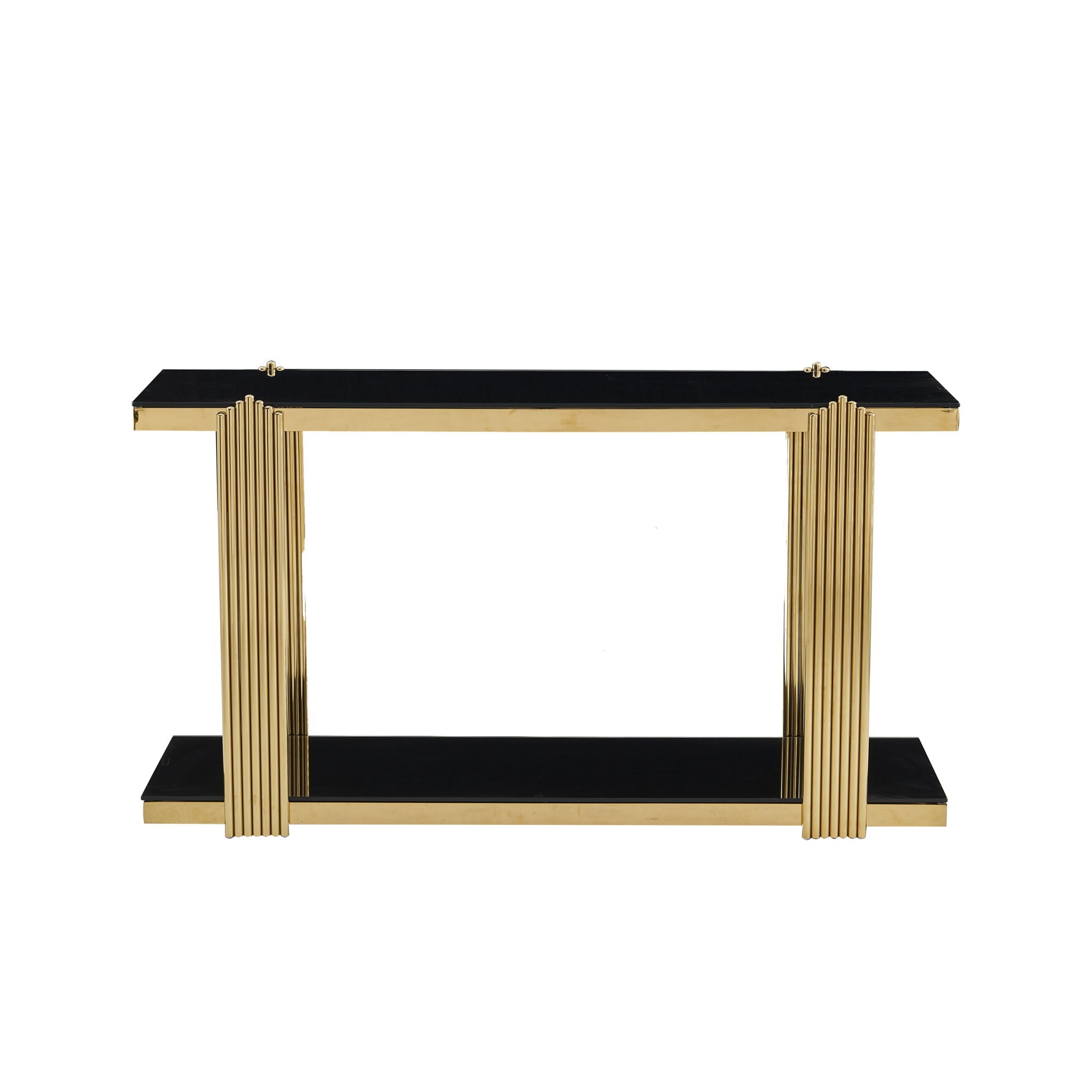 Console Table With Double Tier Storage