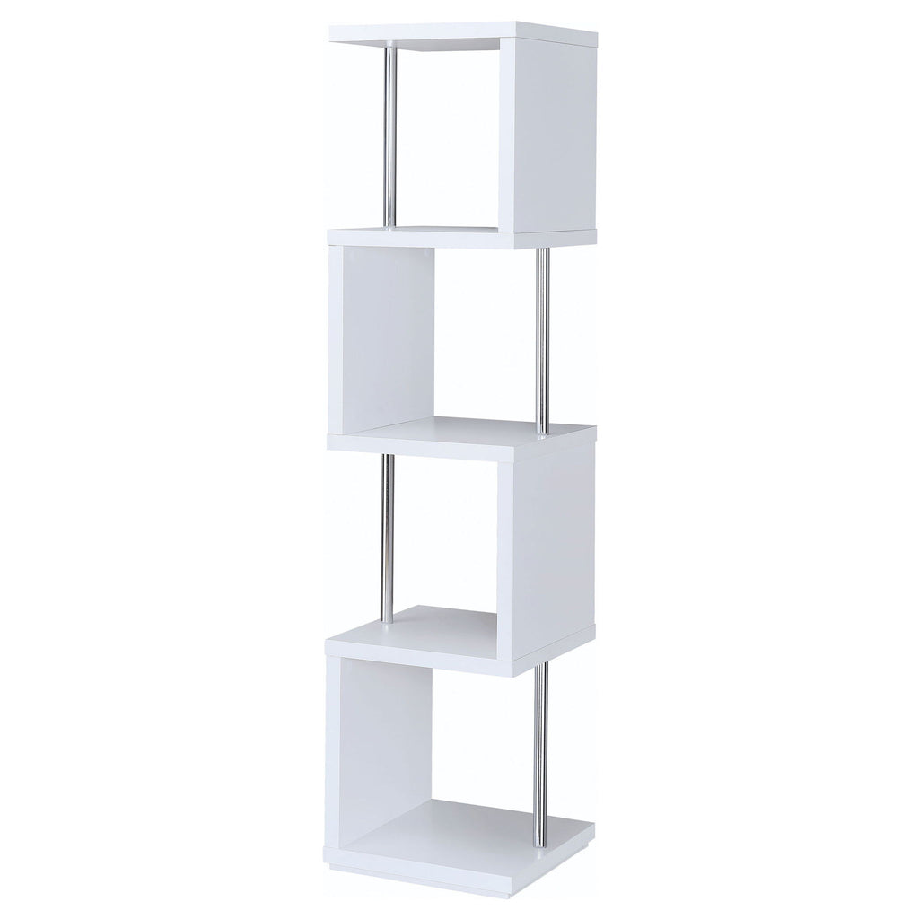 4 Tier Bookcase With Accents