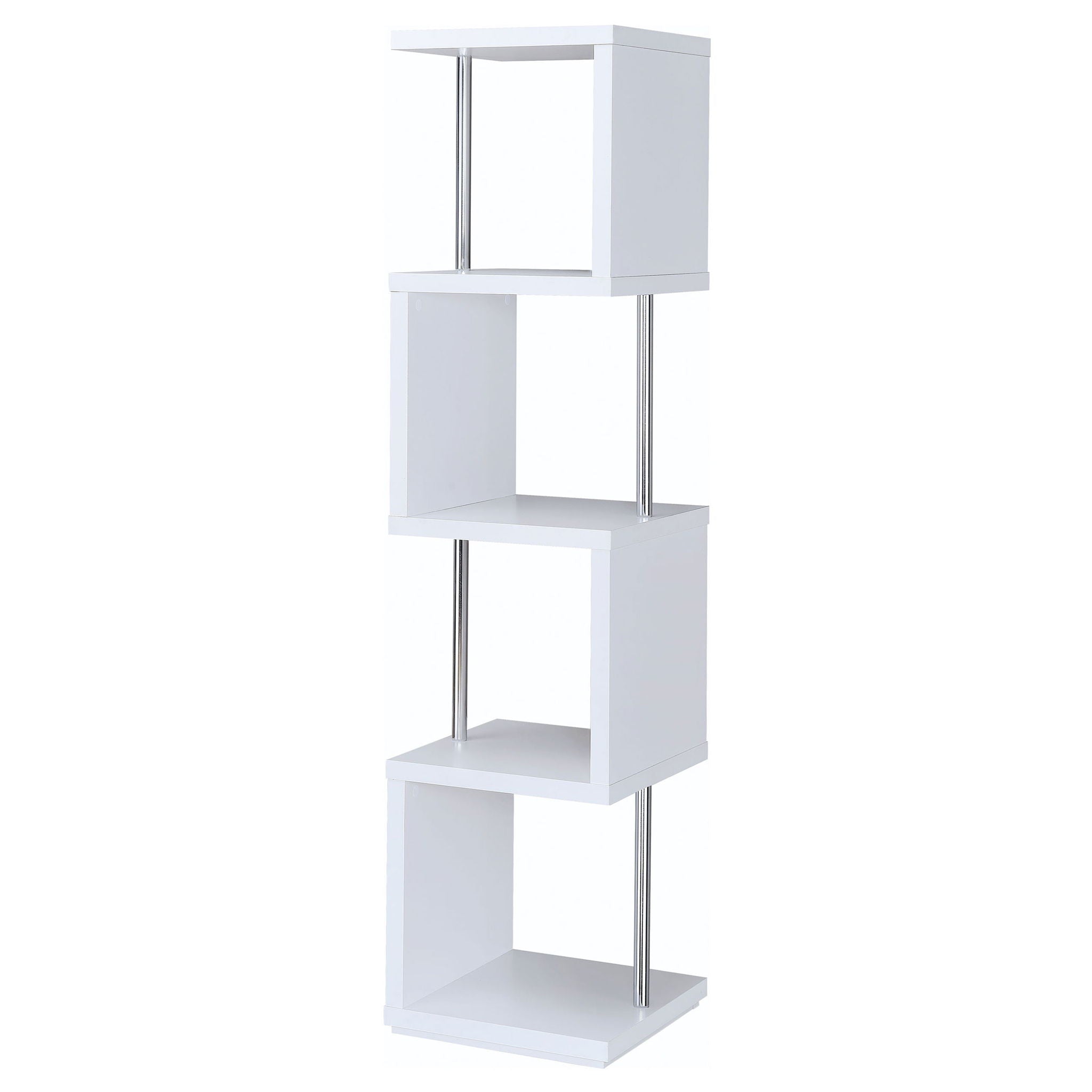 4 Tier Bookcase With Accents