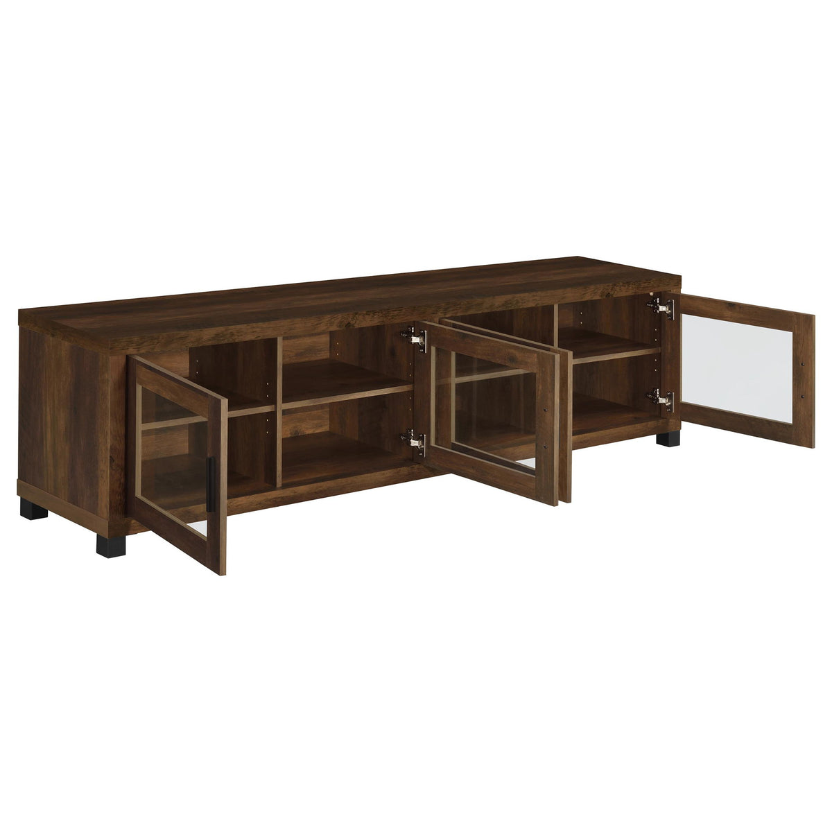 Heron - 3 Piece Entertainment Center With Adjustable Shelving