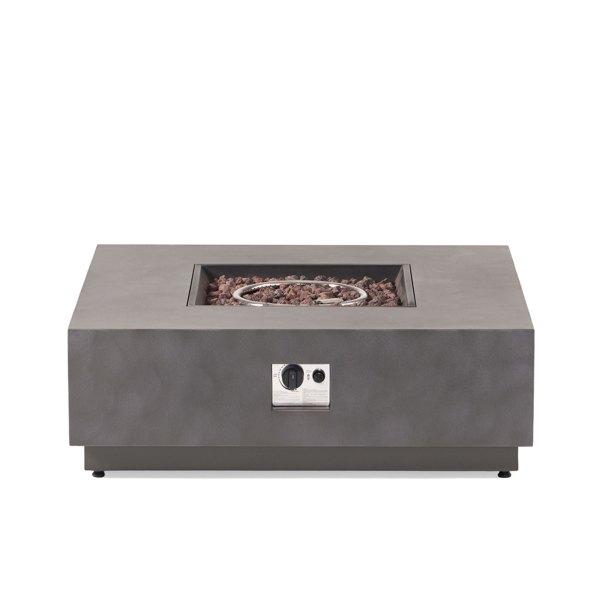 Modern Square Fire Pit With 50, 000 Btu