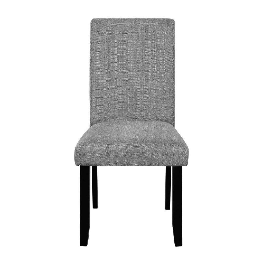 5 Piece Round Dining Table Set, Modern Table And 4 Upholstered Chairs For Dining Room