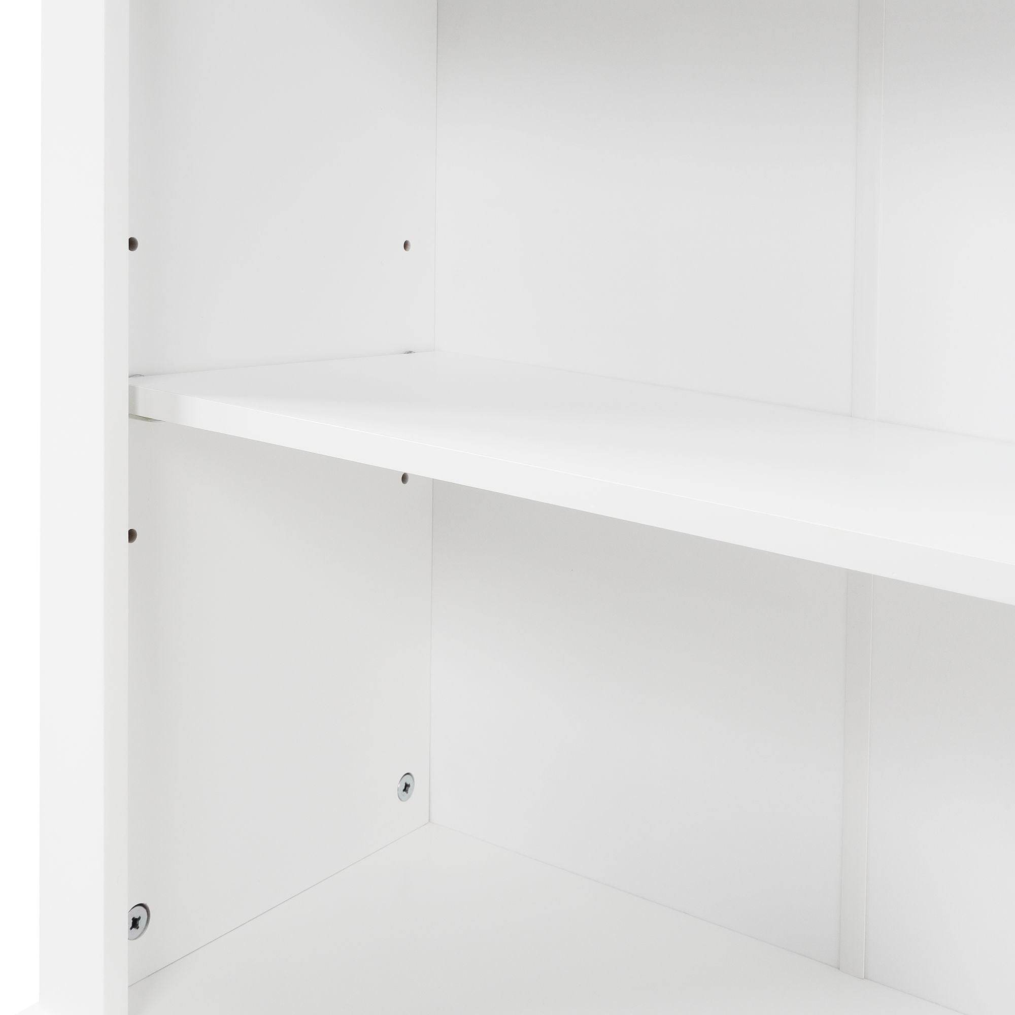 Tall Freestanding Bathroom Storage Cabinet With Drawer And Adjustable Shelf
