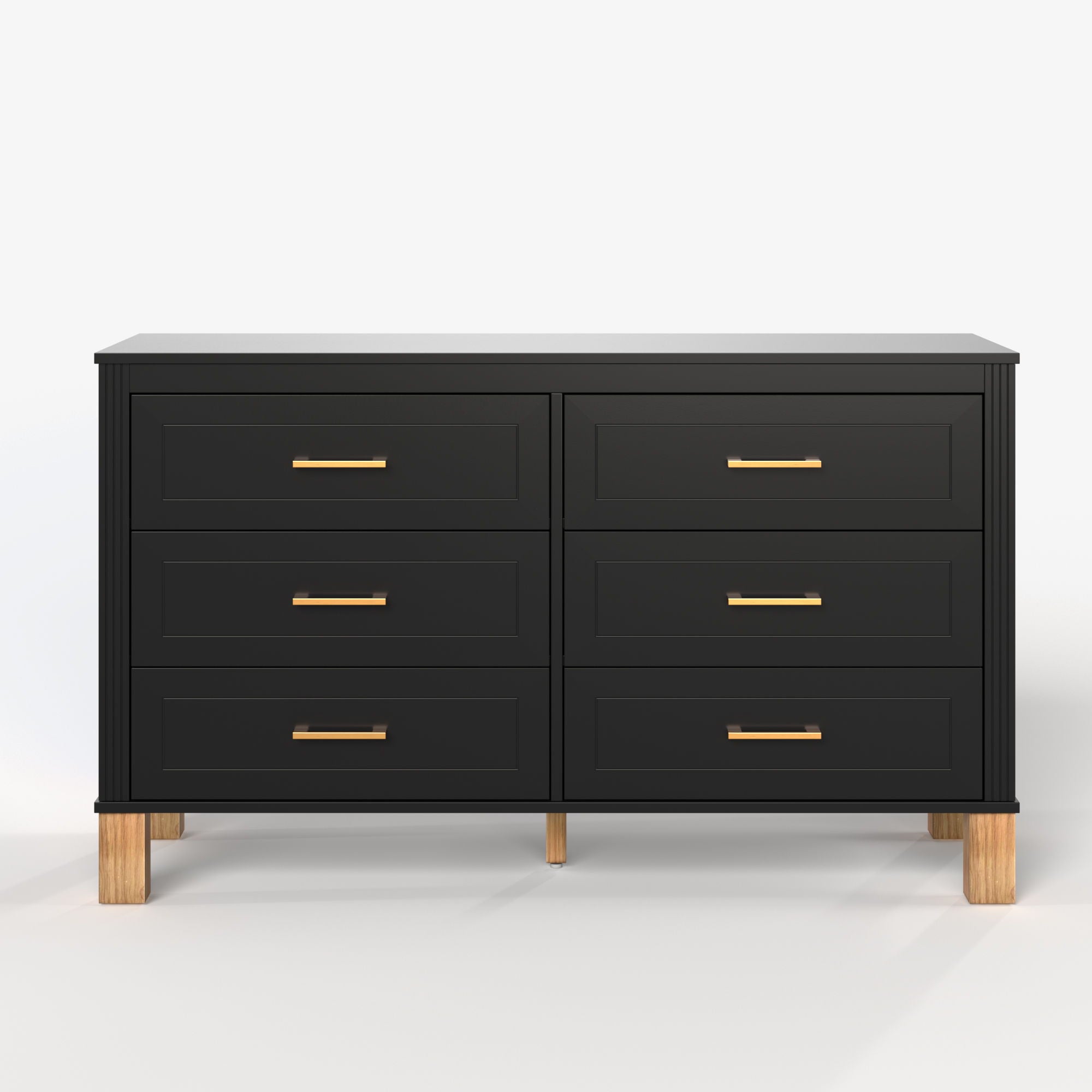 6 Drawer Double Dresser