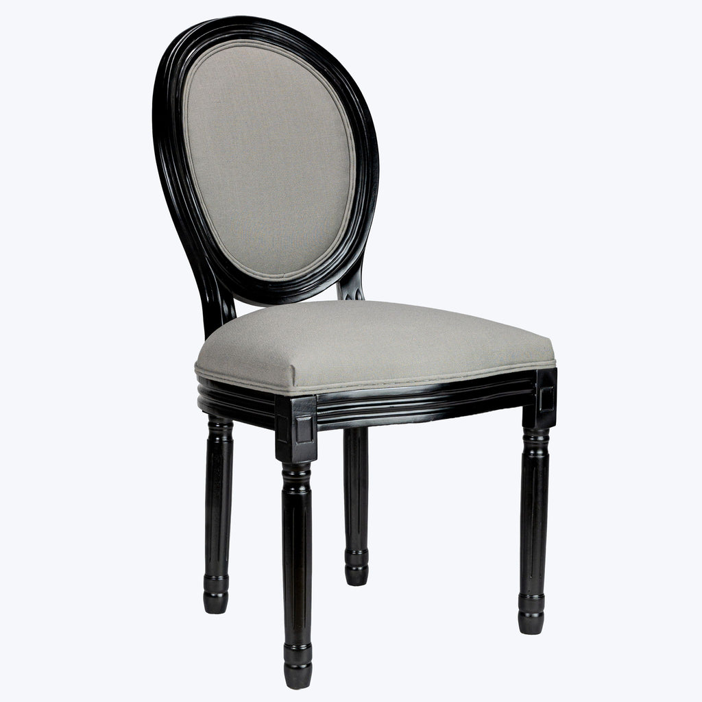 Upholstered & Round Back Dining Chairs (Set of 2)