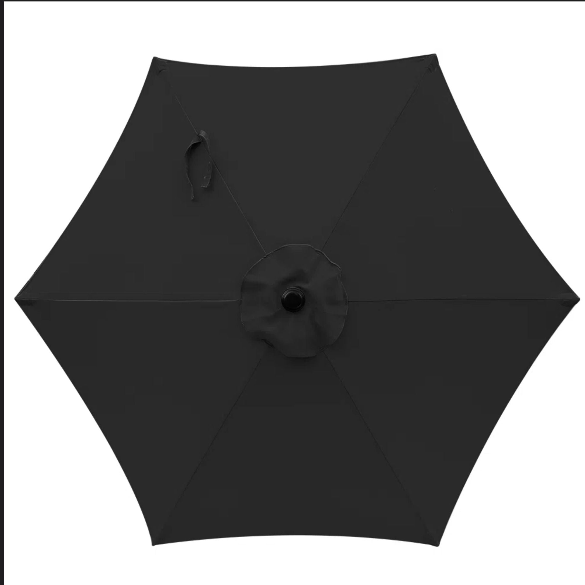 Umbrella With Crank Lift & Tilt, UV-Resistant Canopy For Patio