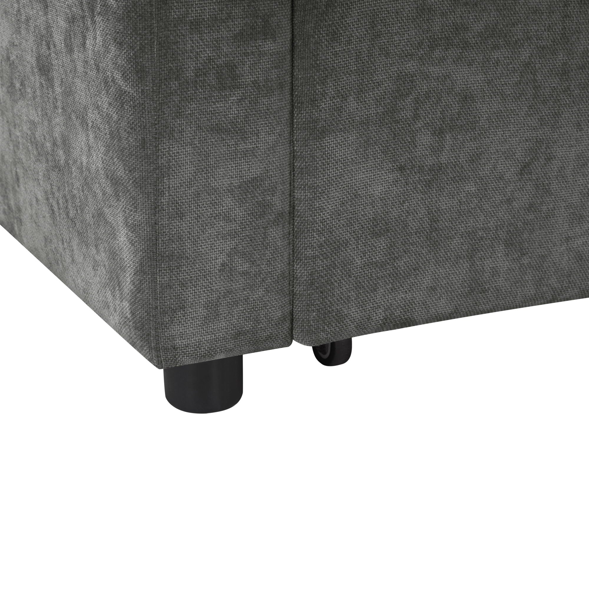 Modern L Shaped Sectional Sofa Bed With Hidden Storage Upholstery