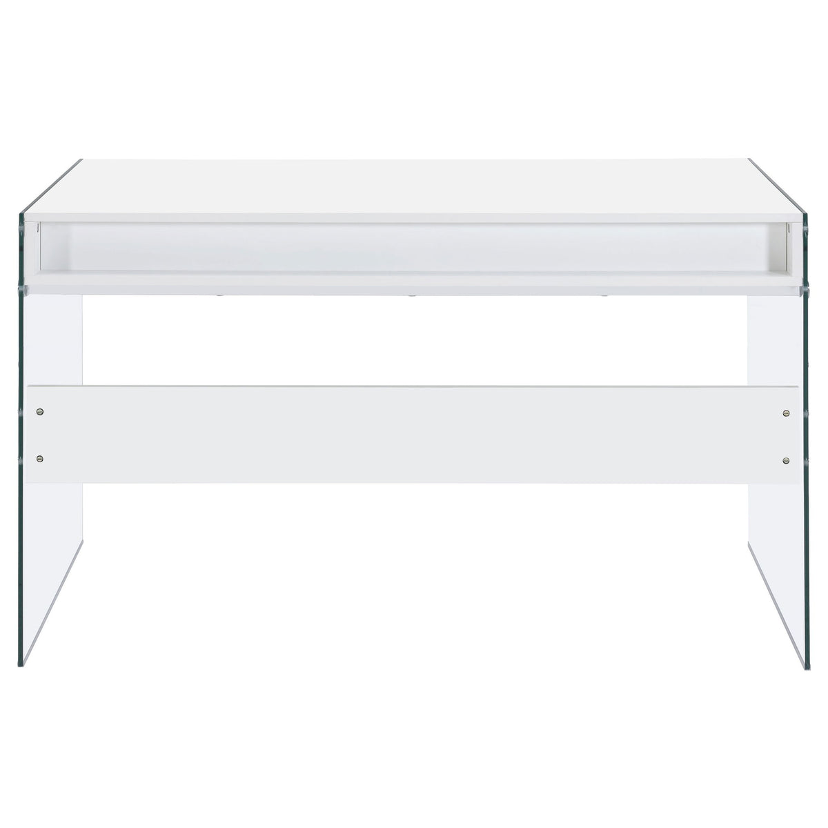 Barretta - 2 Drawer Writing Desk - Gloss White