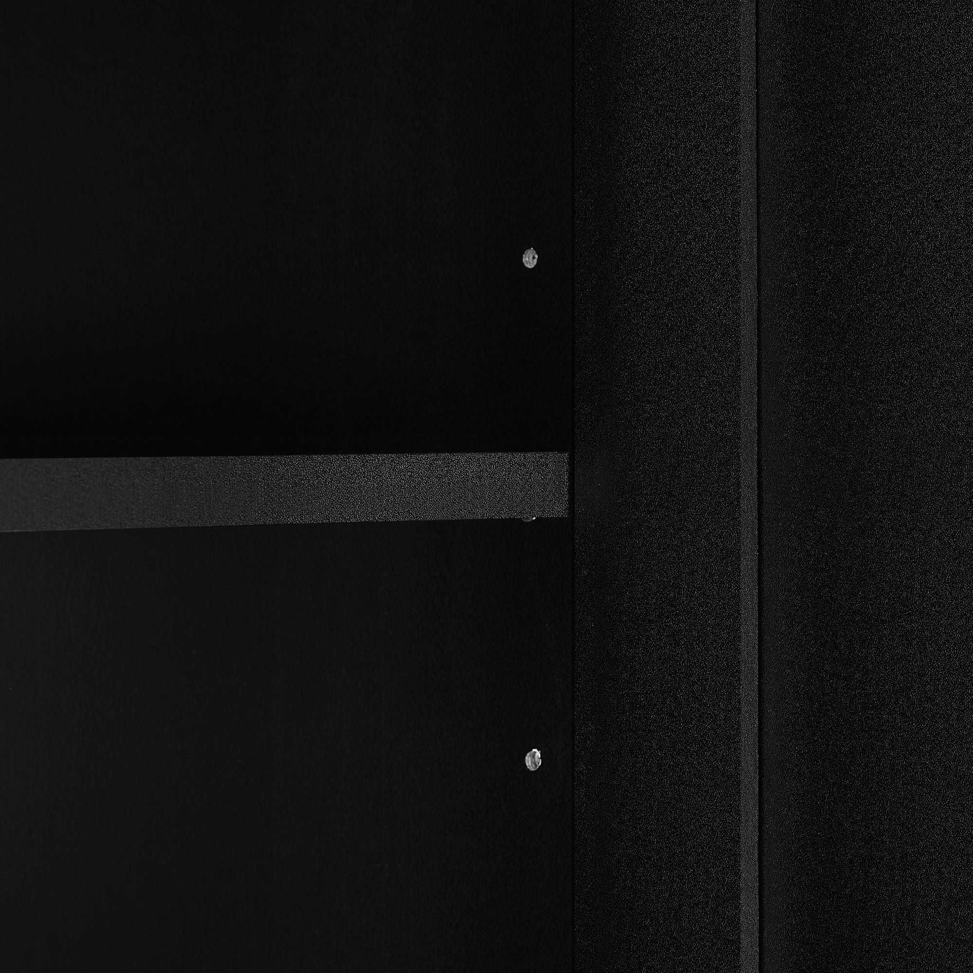 Tall Freestanding Bathroom Storage Cabinet With Adjustable Shelves And Side Hooks