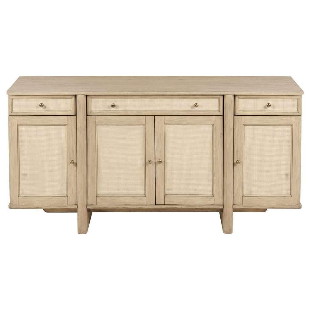Kimpton - 4 Door Sideboard Buffet Cabinet - Beige