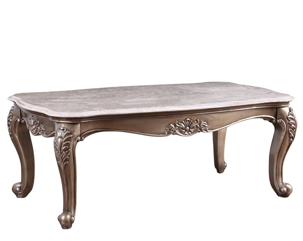 Jayceon - Coffee Table - Marble / Champagne