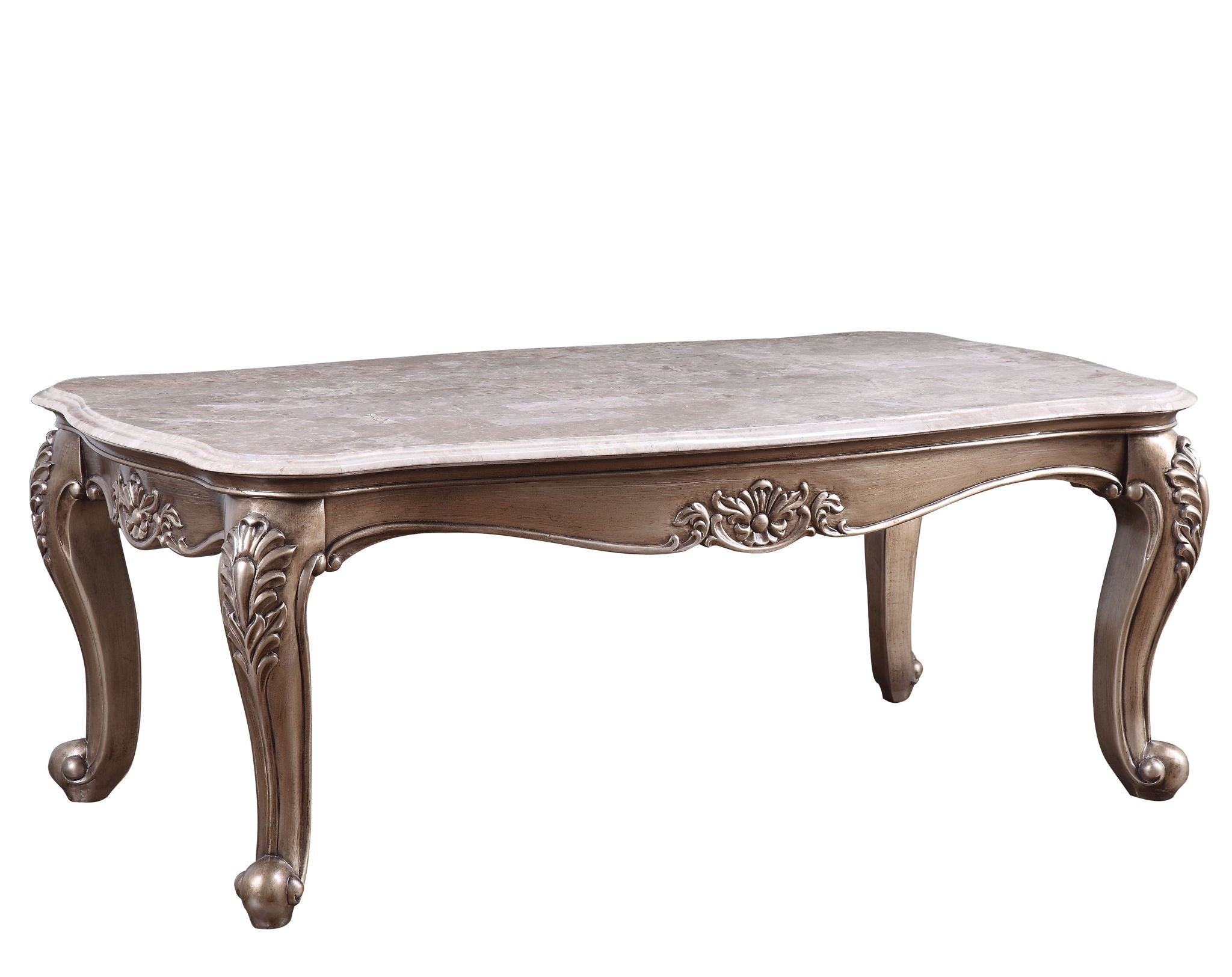 Jayceon - Coffee Table - Marble / Champagne