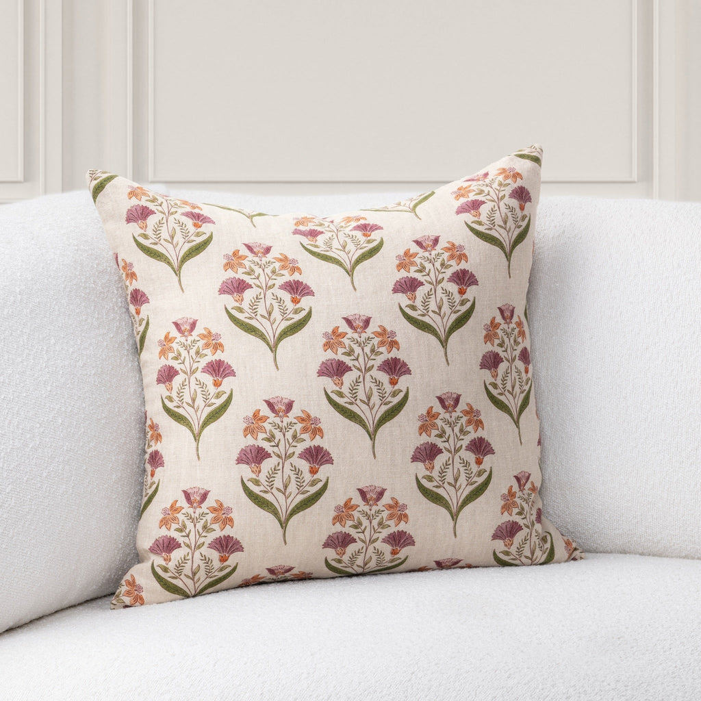Bluffs - 22" x 22" Pillow - Olive Green / Multi