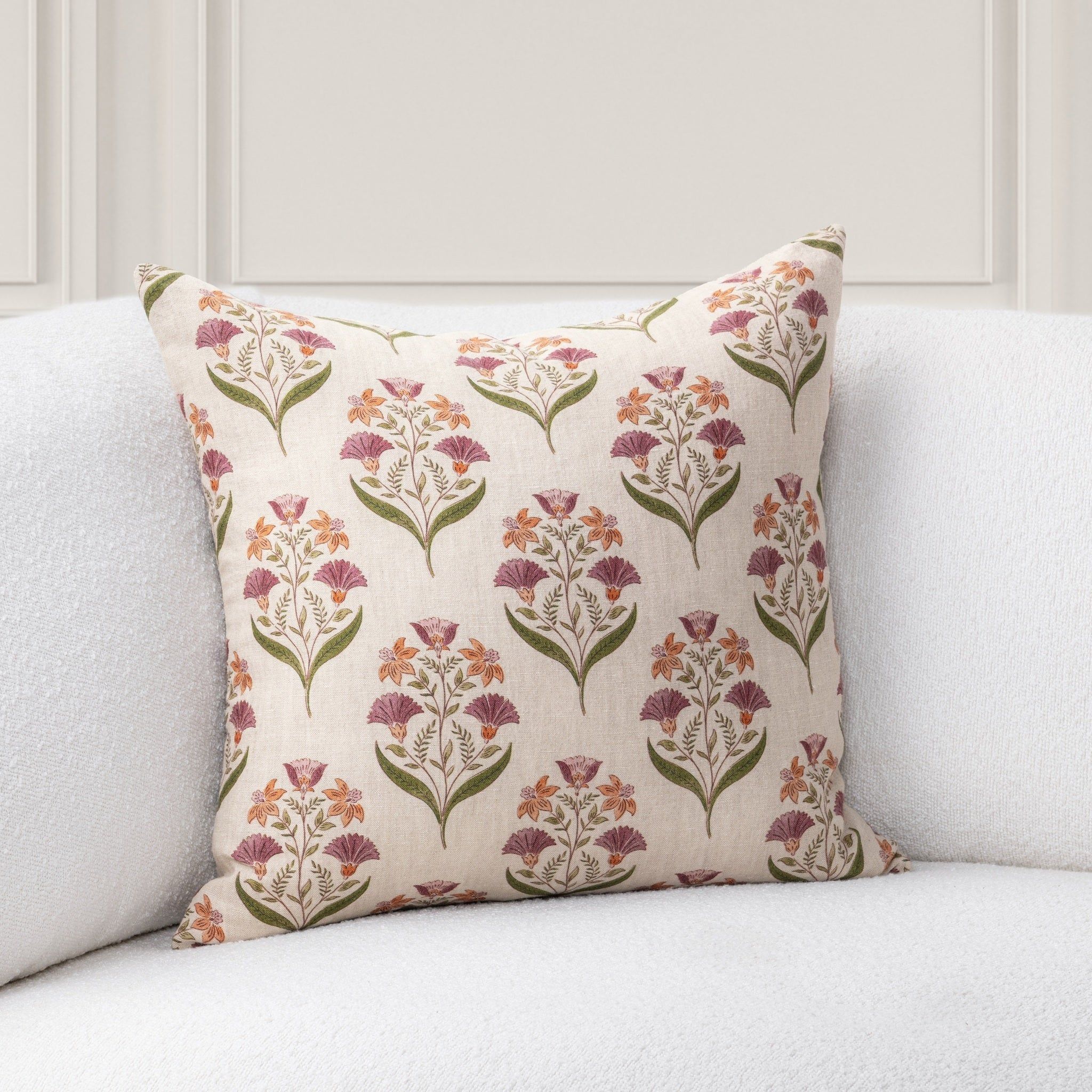 Bluffs - 22" x 22" Pillow - Olive Green / Multi