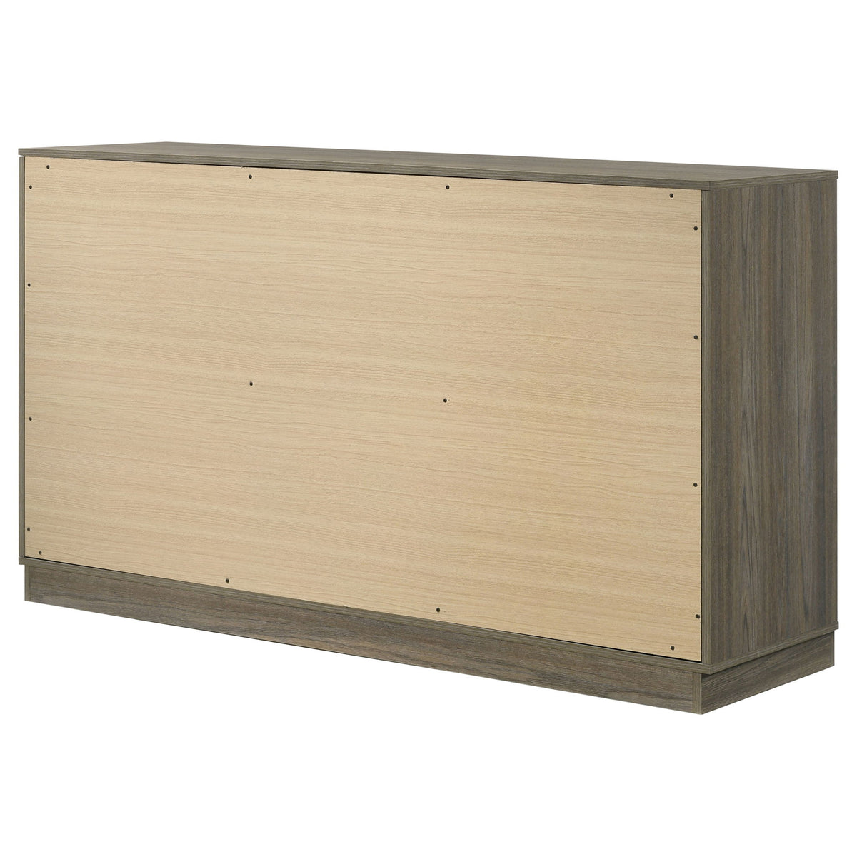 Edmondson - 9 Drawer Dresser With Hidden Jewelry Tray - Natural / Gray