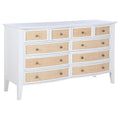 Talia - 10 Drawer Dresser Cabinet - White
