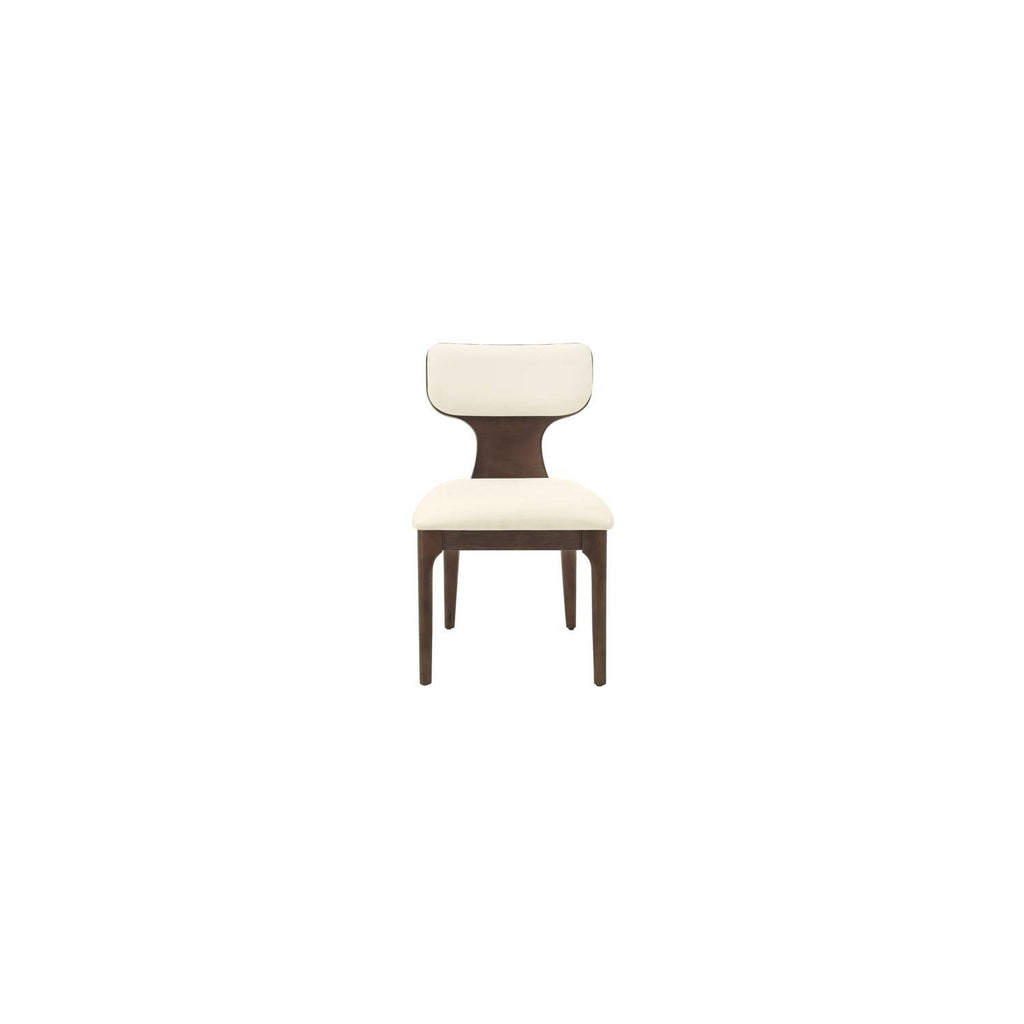 Koen - Side Chair (Set of 2) - Beige / Brown Oak