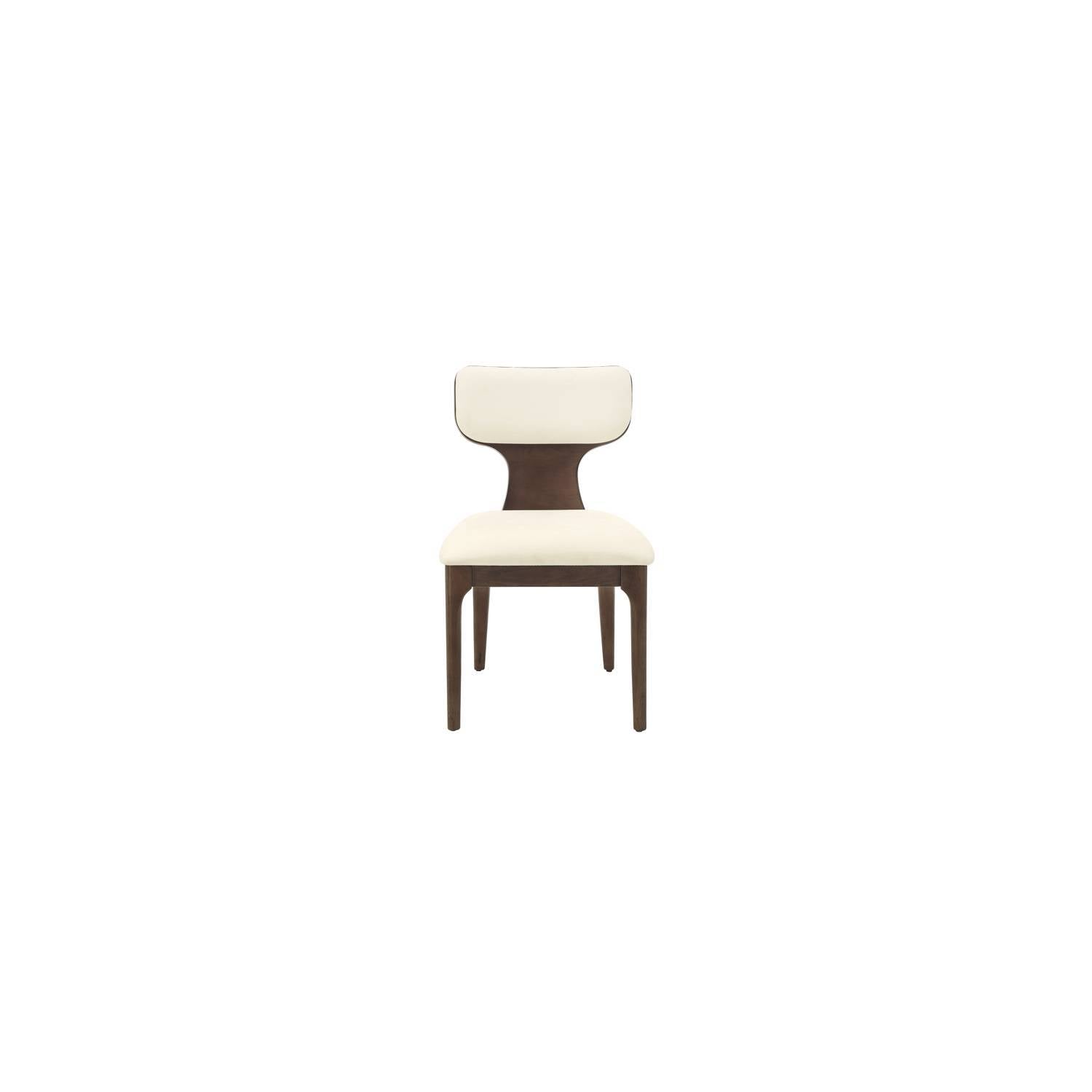 Koen - Side Chair (Set of 2) - Beige / Brown Oak